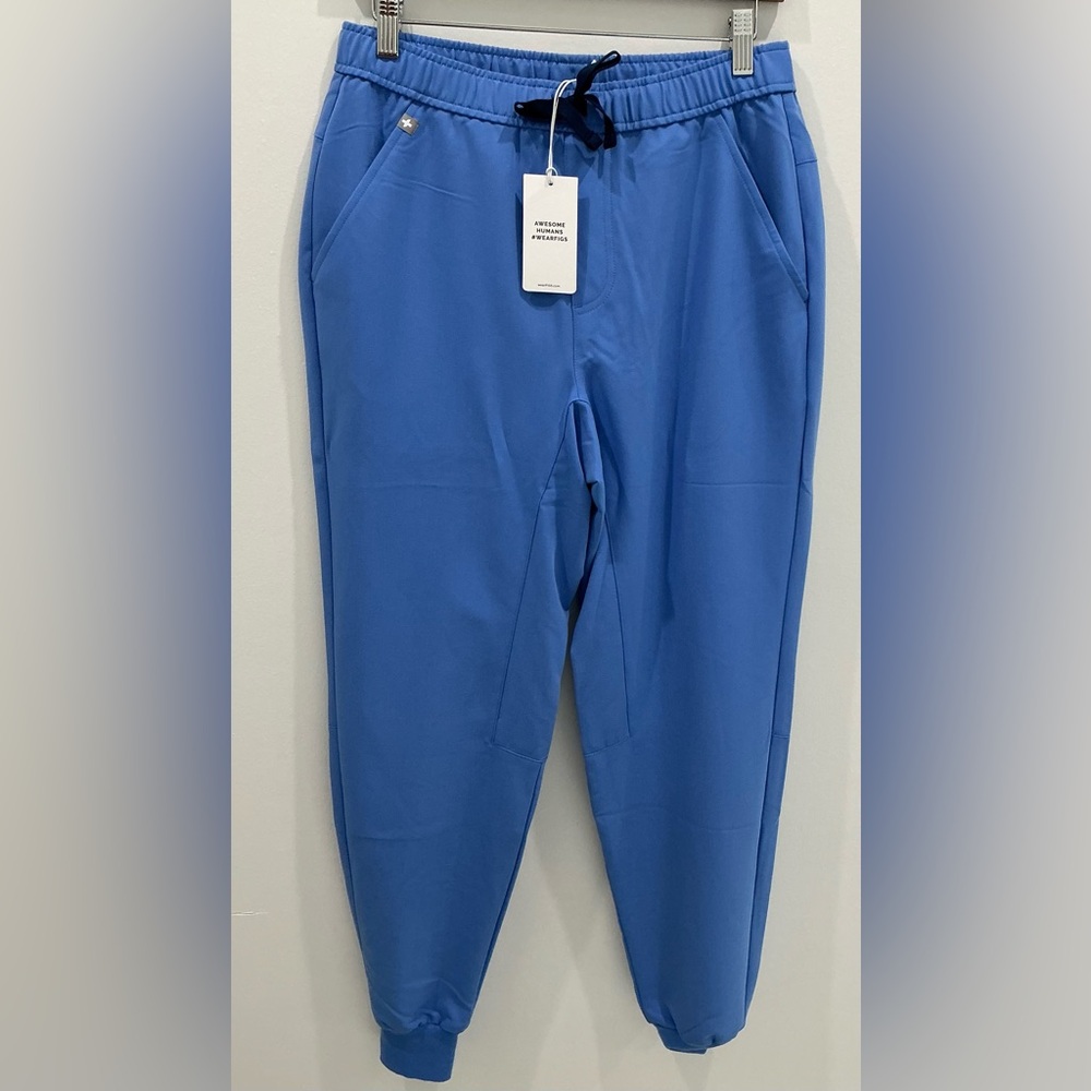 Figs Ceil Blue Tansen Jogger Scrub Pants - Size Small (Short)